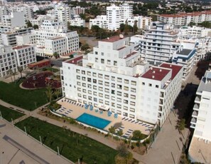 Apartment, Balcony, Garden View | Exterior - Sea View Pool First Line Quarteira Beach (Quarteira)