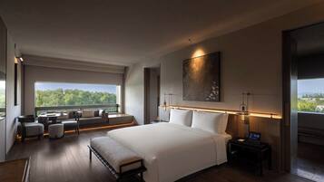 Phòng đôi Superior, quang cảnh một phần hồ | Bộ đồ giường cao cấp, chăn bông, minibar