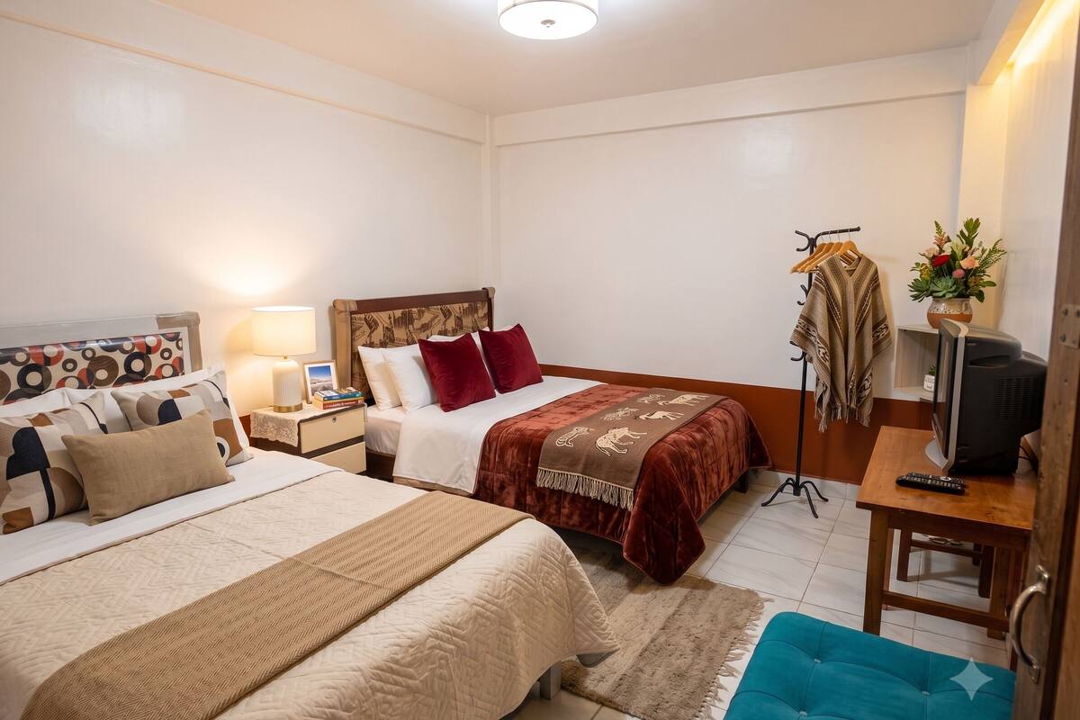 Habitación cuádruple estándar | Wifi gratis