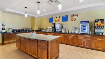 Free daily full breakfast