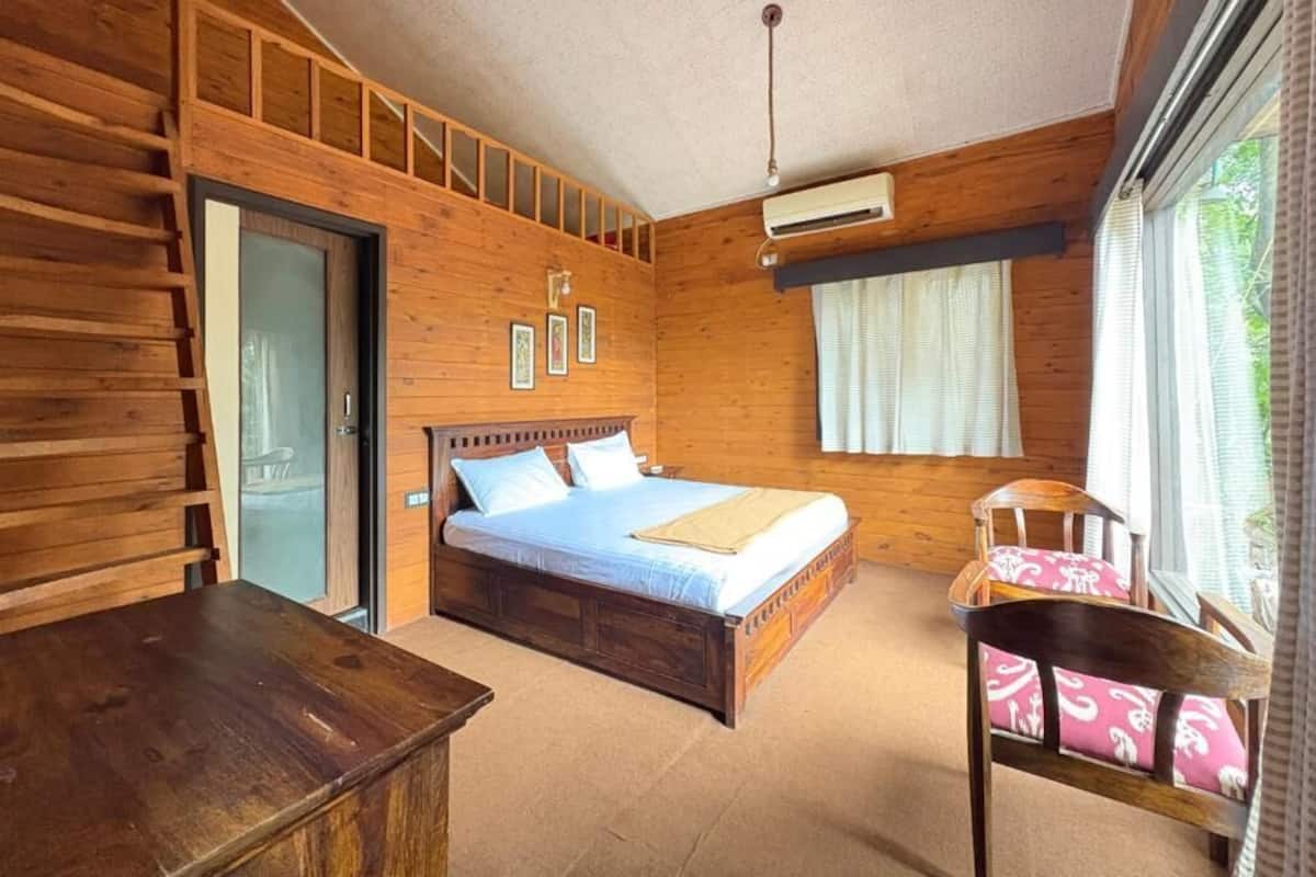 Chalet, vista a la montaña