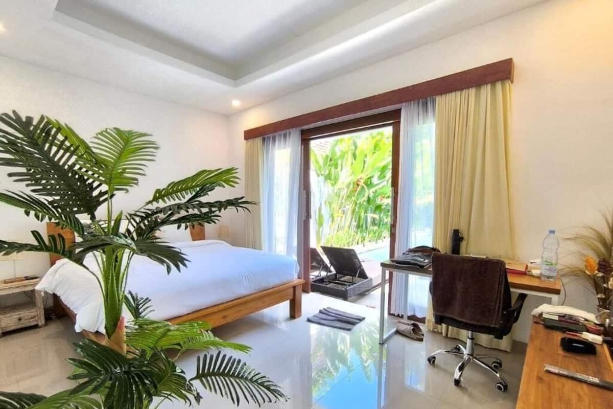 Villa, vista al jardín