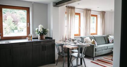 Fichte Apartment with Balcony, Terrace, and Garden