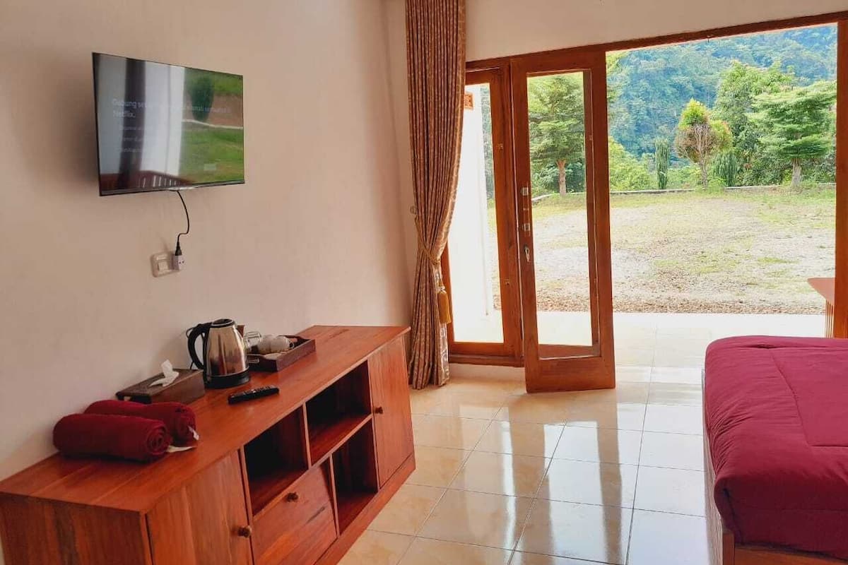 Quarto standard, vista para a montanha
