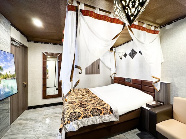 Luxury-Doppelzimmer, Raucher | Kostenloses WLAN, Bettwäsche