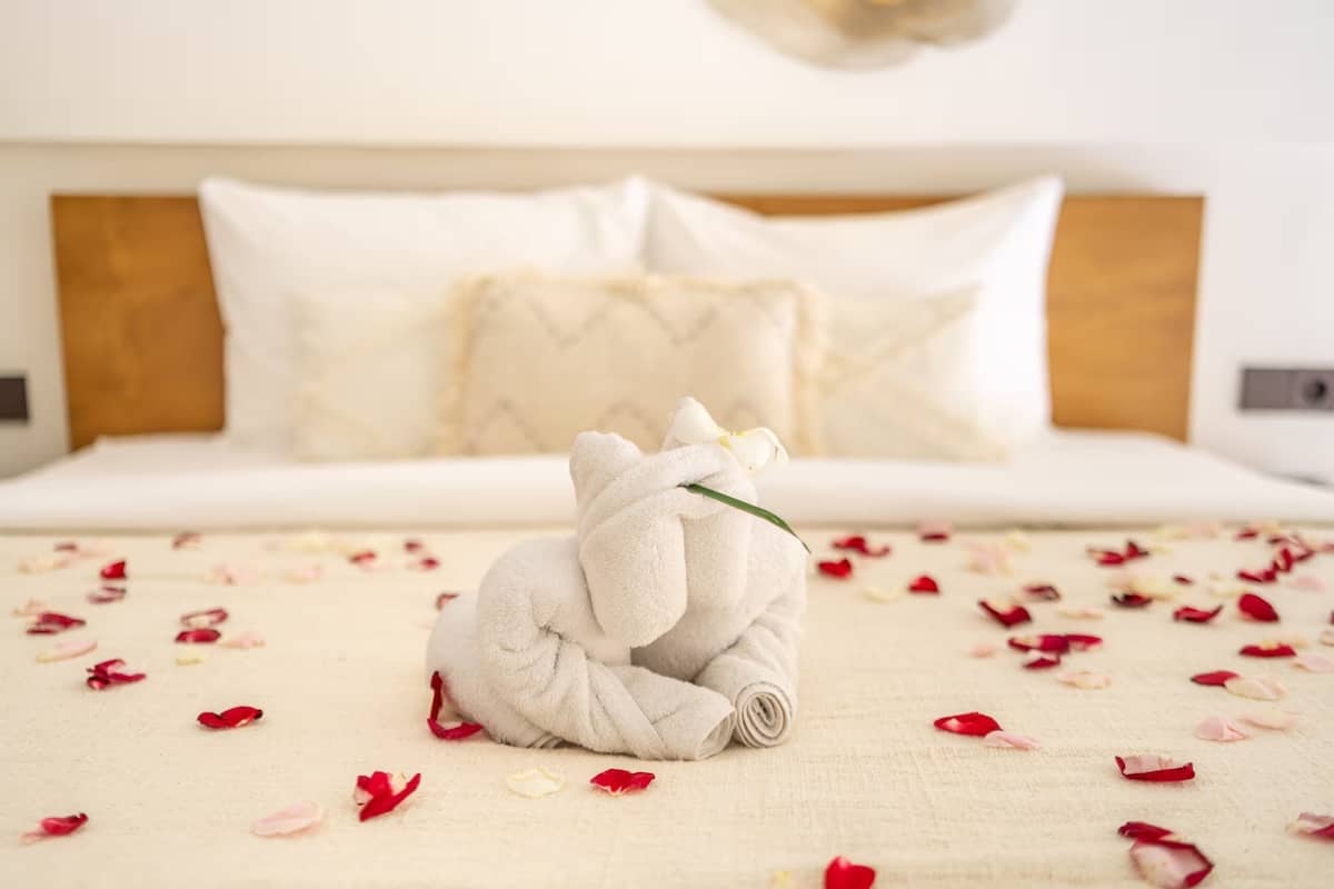 Deluxe Apartment, 1 Bedroom, Non Smoking, Courtyard View | In-room safe, WiFi (free), bed sheets
