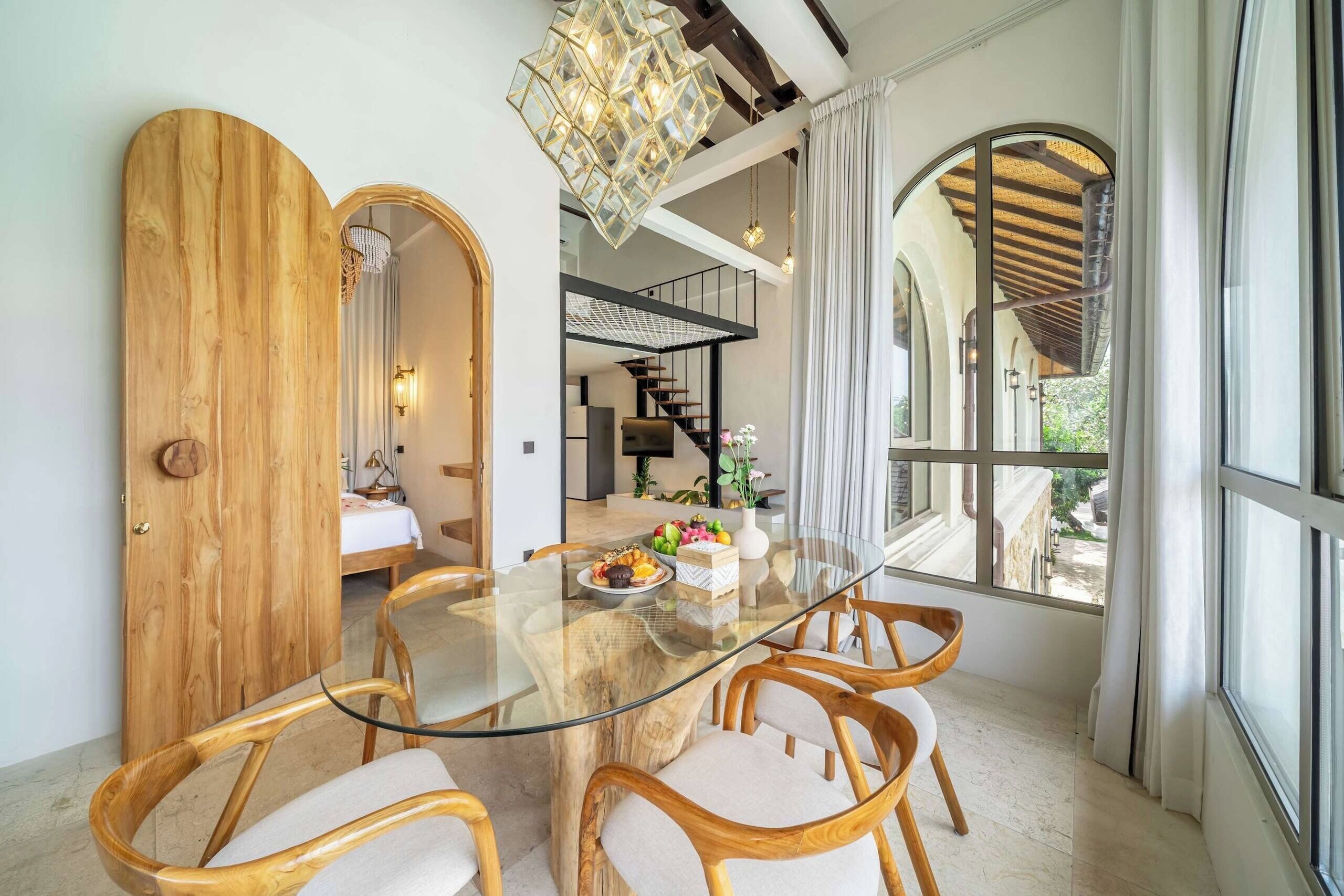 ซูพีเรียอพาร์ทเมนท์, 2 ห้องนอน, วิวสวนหย่อม | ร้านอาหาร