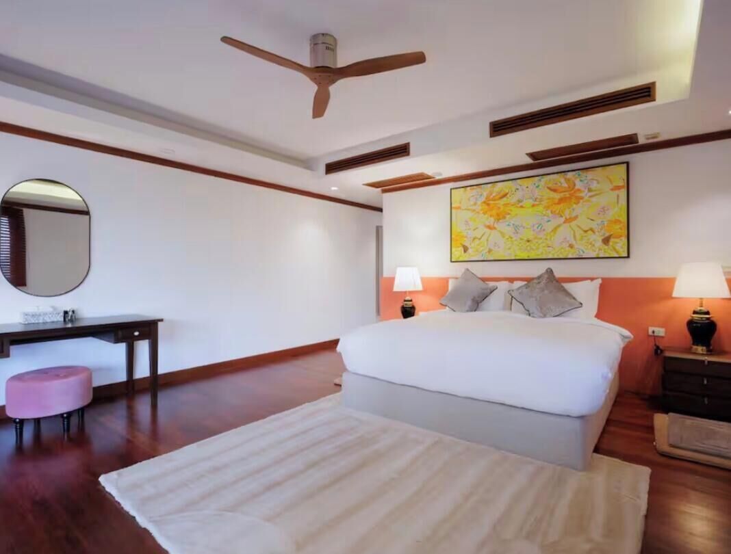 4 bedrooms, internet, bed sheets
