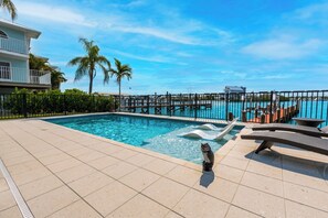 Pool - Private Pool + Dock + Bay Views | Walk to Beach + Times Square | Sunset Slip (Fort Myers Beach)