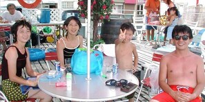 Outdoor dining - Pension Cloud Nine Banjin (Kashiwazaki)