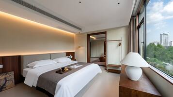 Quarto casal elite, vista para o pátio