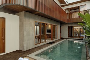 Outdoor pool - Eben Haezer Elmavis Ubud Villa (Ubud)