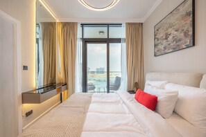 Apartment, Balkon | Bügeleisen/Bügelbrett, kostenloses WLAN