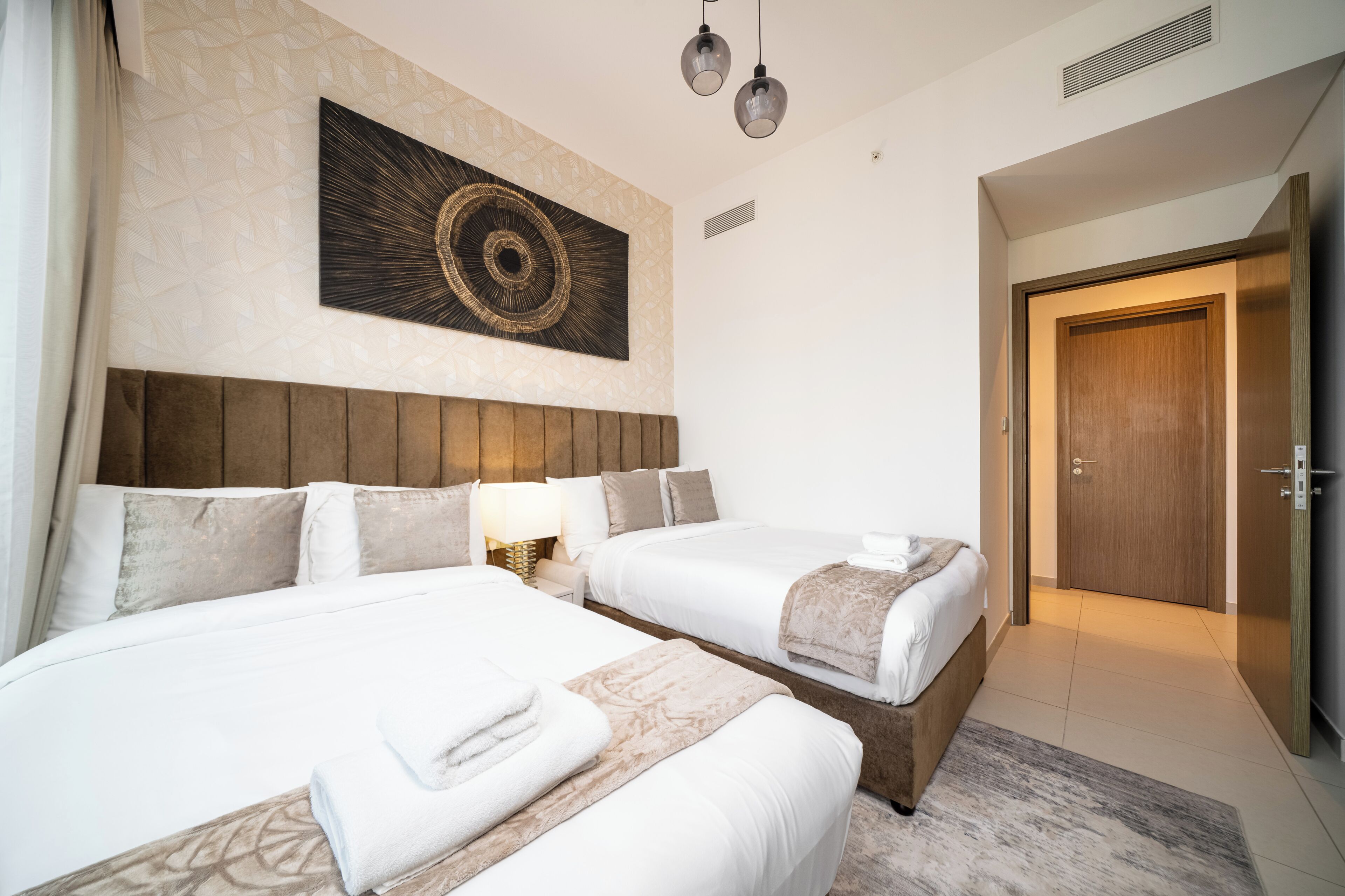 Luxury Apartment, Balcony, City View | In-room safe, blackout curtains, iron/ironing board, free WiFi