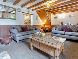 Fernseher, Kamin