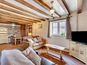 Fernseher, Kamin