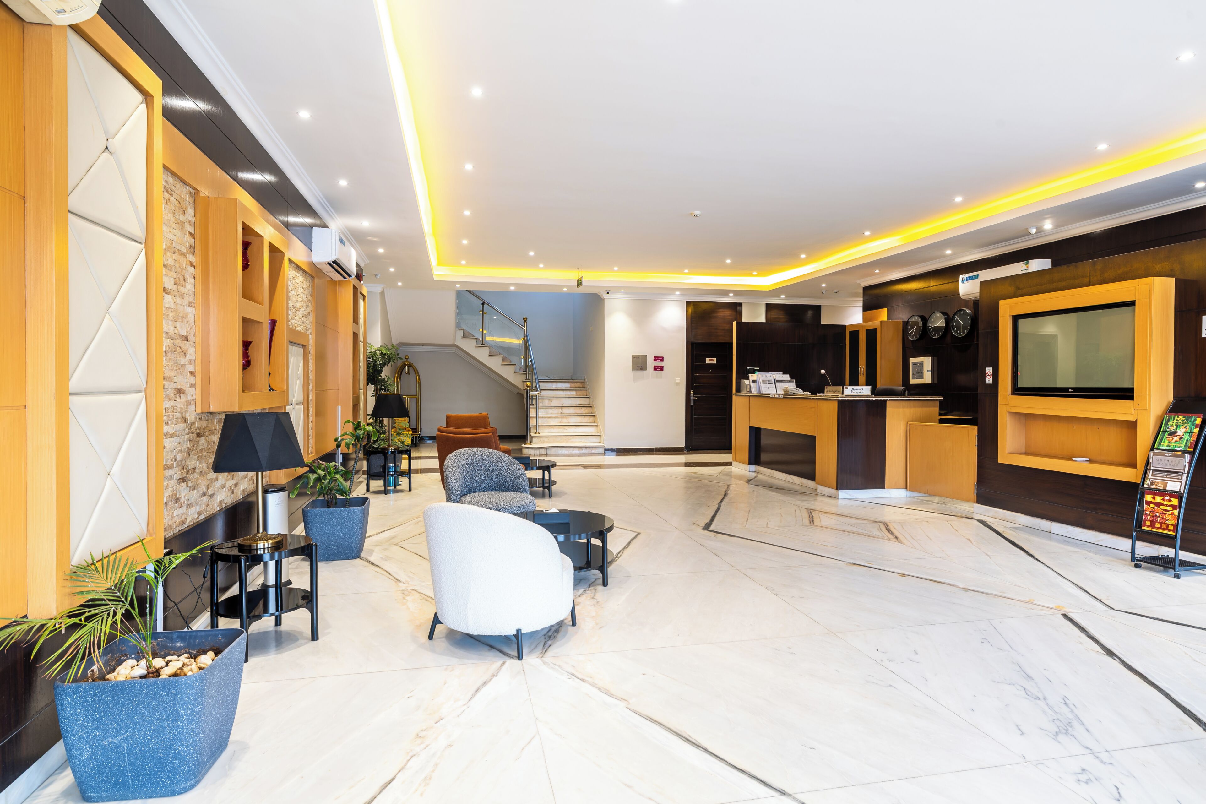Lobby sitting area