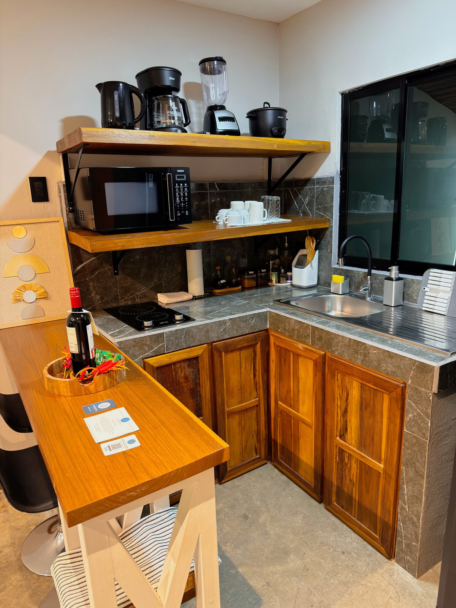 Apartamento conforto, vista para o jardim | Cozinha privada