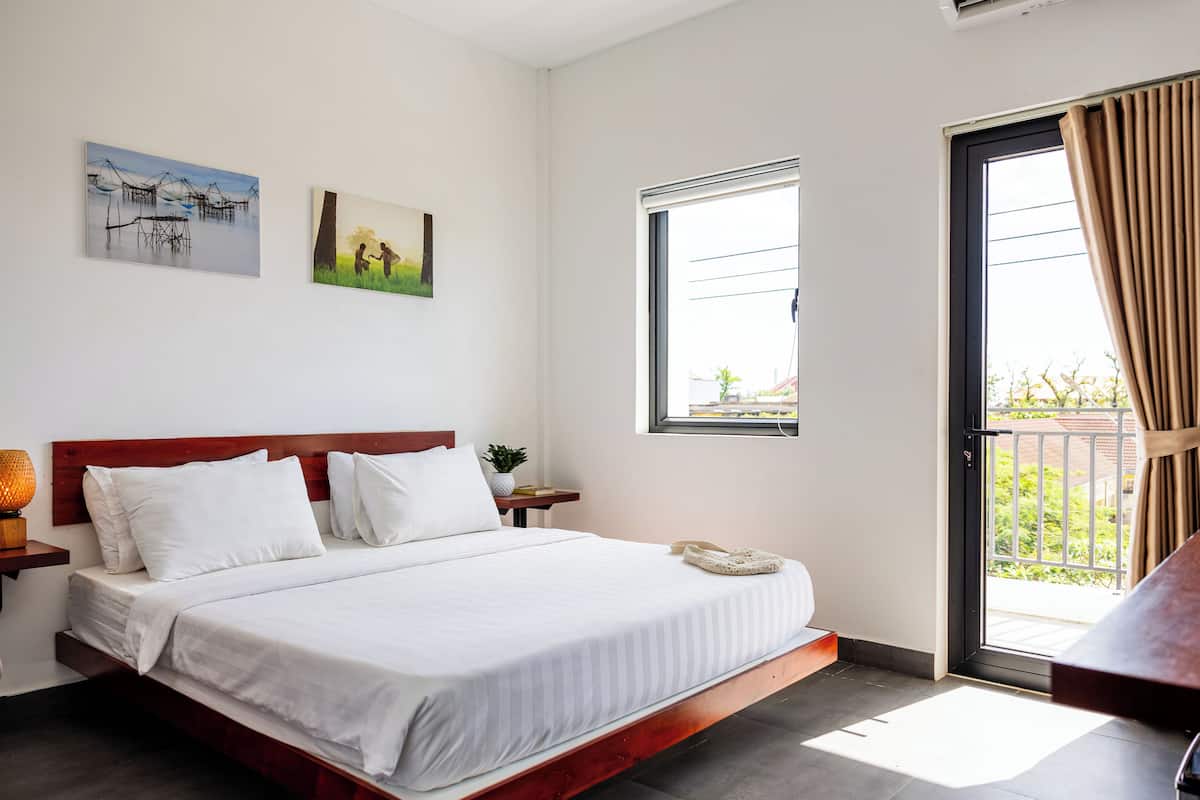 Habitación doble estándar, vista al jardín | Wifi gratis