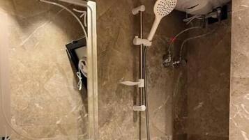 Hair dryer, soap