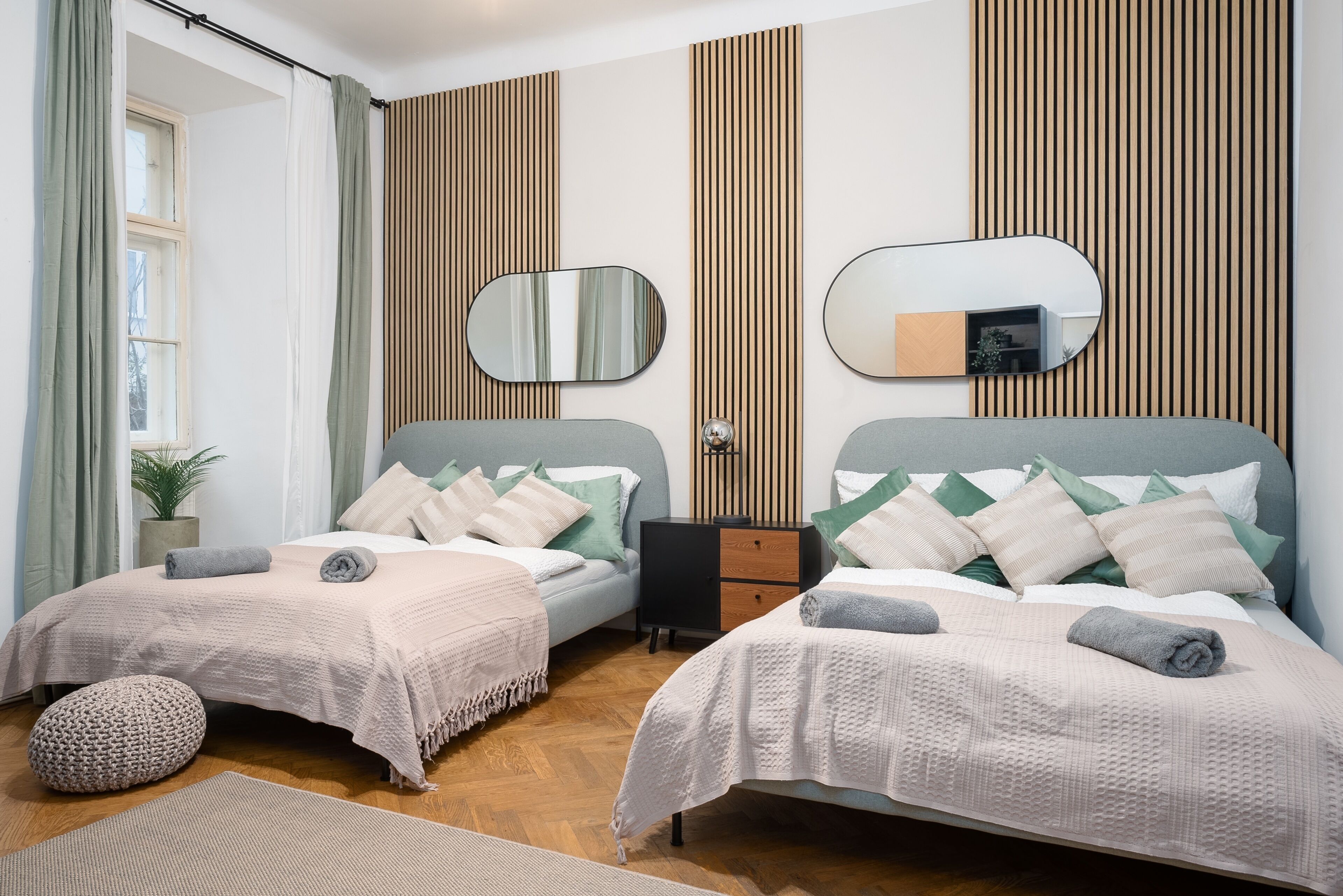 2 chambres, Wi-Fi, literie fournie