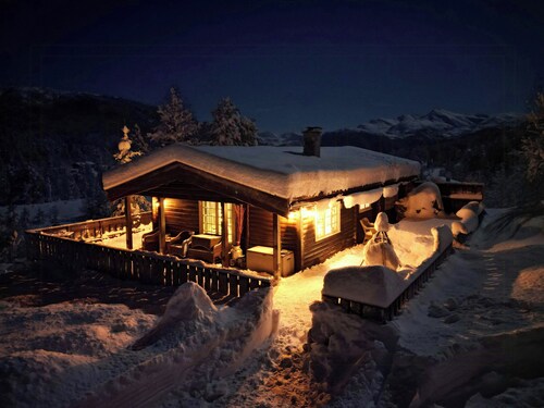 Quiet mountain cabin at Fjellsætra