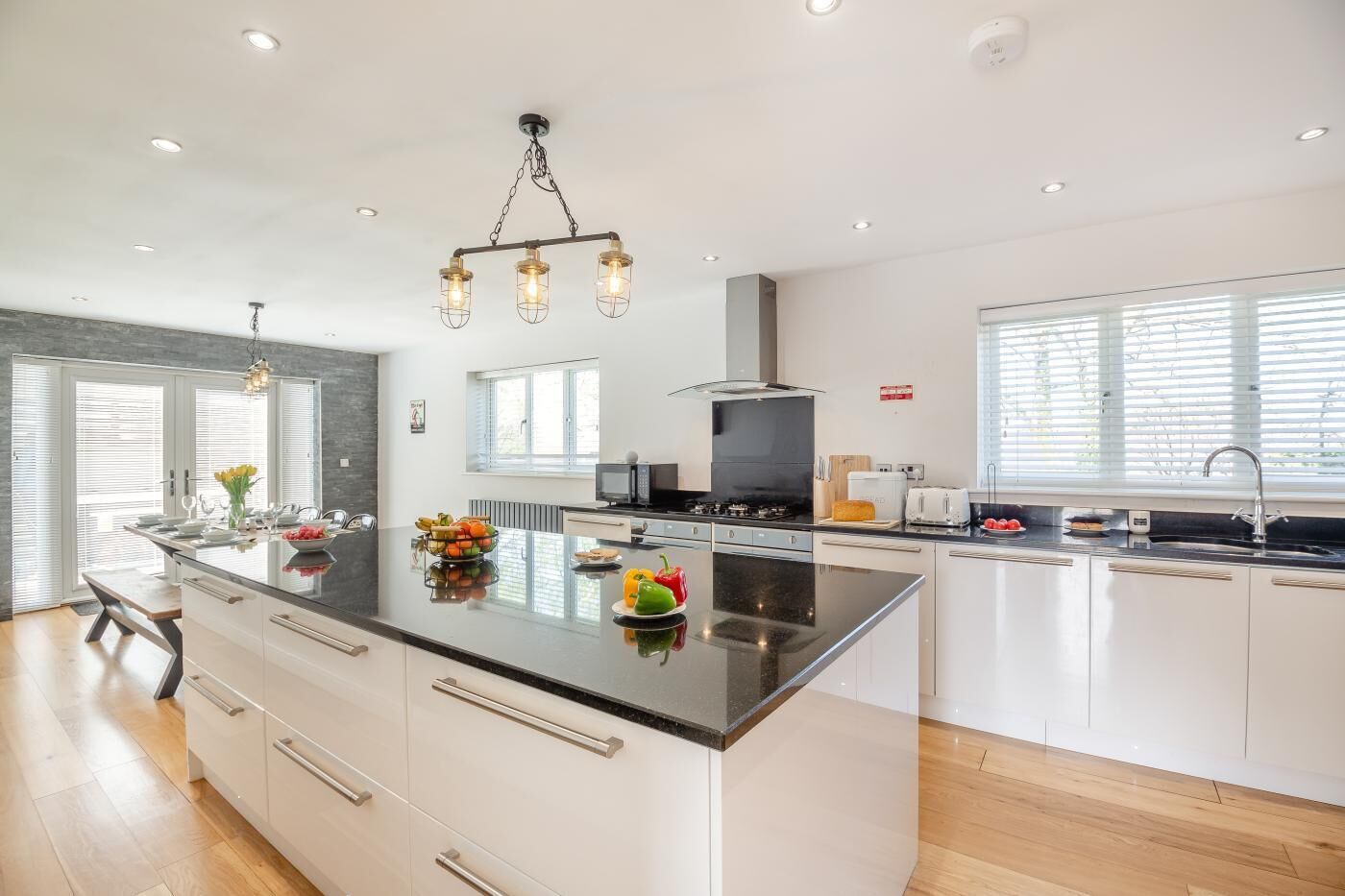 Microwave, oven, dishwasher, highchair