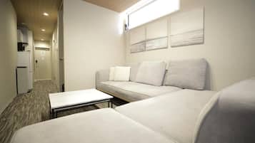 Duplex, 2 Bedrooms | Living area | LCD TV, streaming services