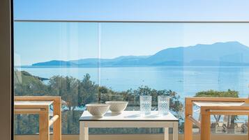 Suite Junior, balcone, vista mare | Vista balcone