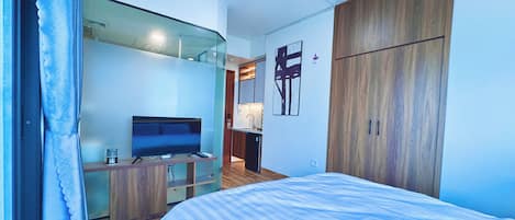 Basic Studio, Balcony, Lake View | Desk, free WiFi
