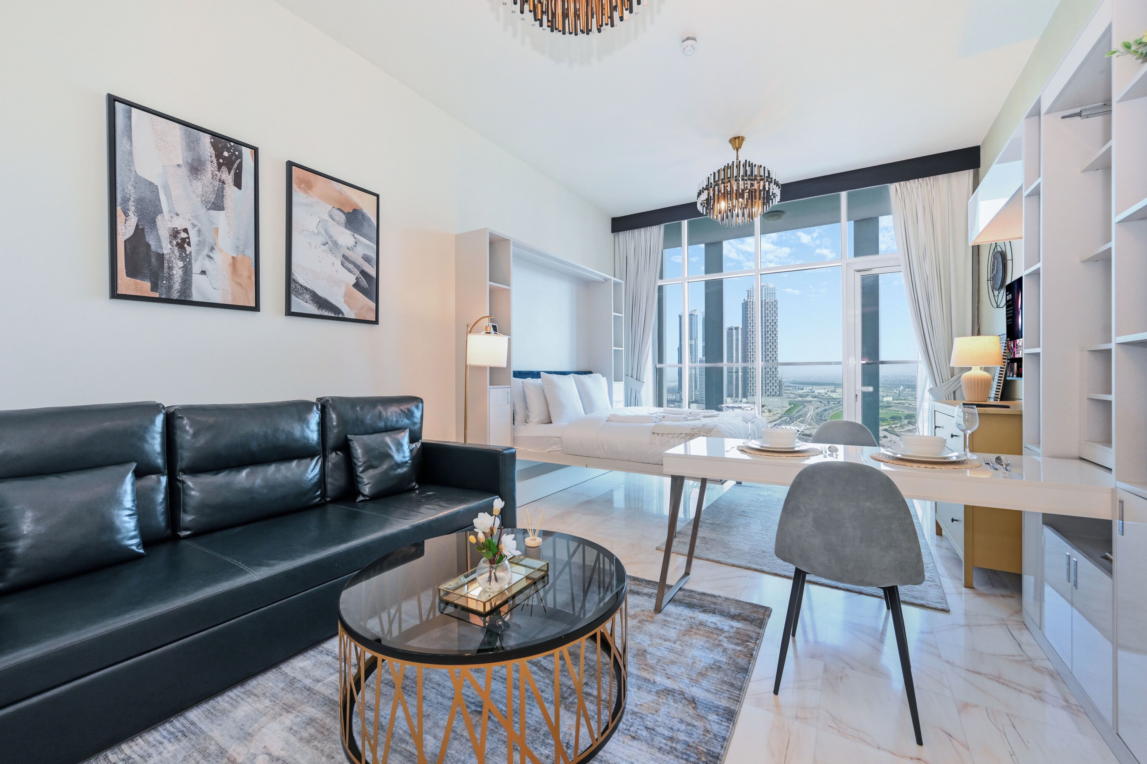 Apartment, Balcony, City View | Living area