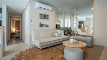 Appartement, balkon | Woonruimte