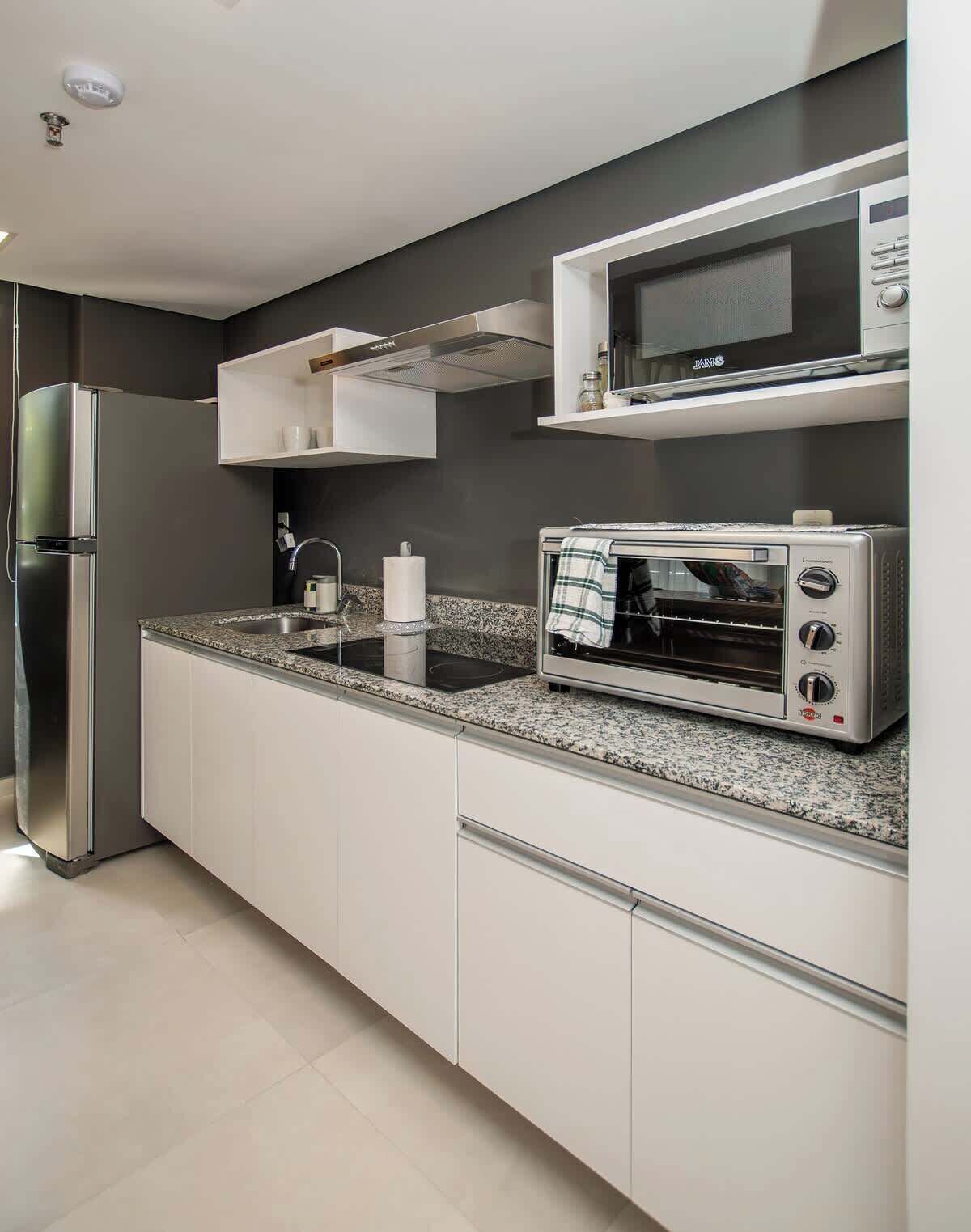 Appartement, balkon | Privékeuken