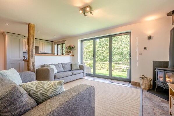 TV, fireplace - 3 Bed in Bude (oc-woott) (Poundstock)