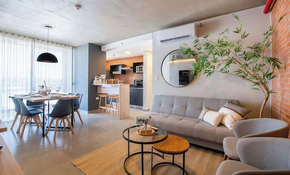 Apartment, Balcony, City View | Living area - Corporate Stays Insignia Soho - B53 (Asunción)