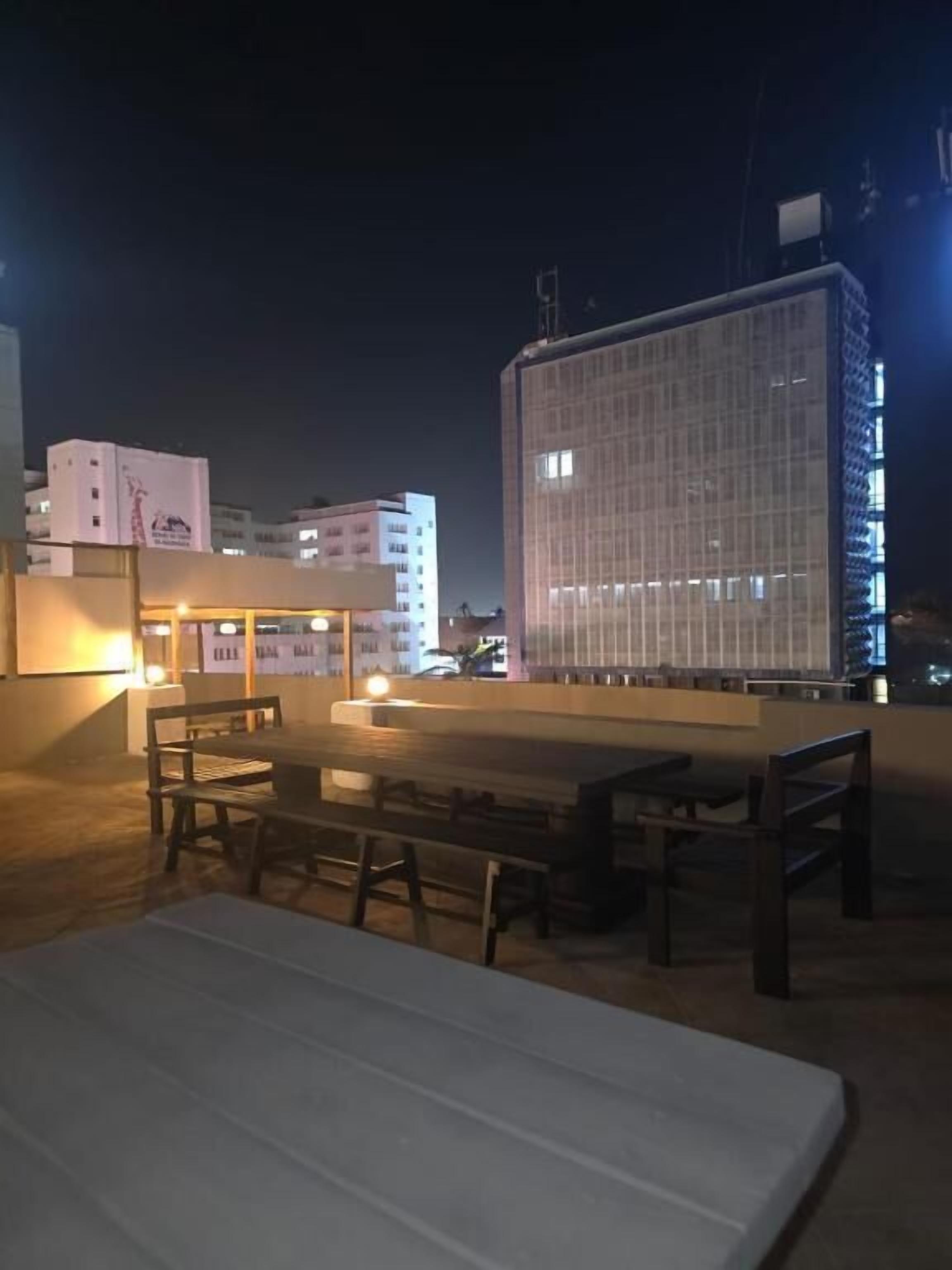 Double Room, City View | Outdoor dining