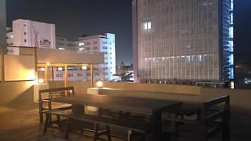 Double Room, City View | Outdoor dining