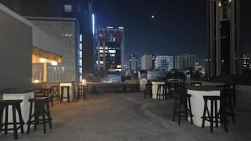 Double Room, City View | Outdoor dining