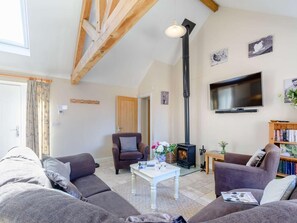 Fernseher, Kamin