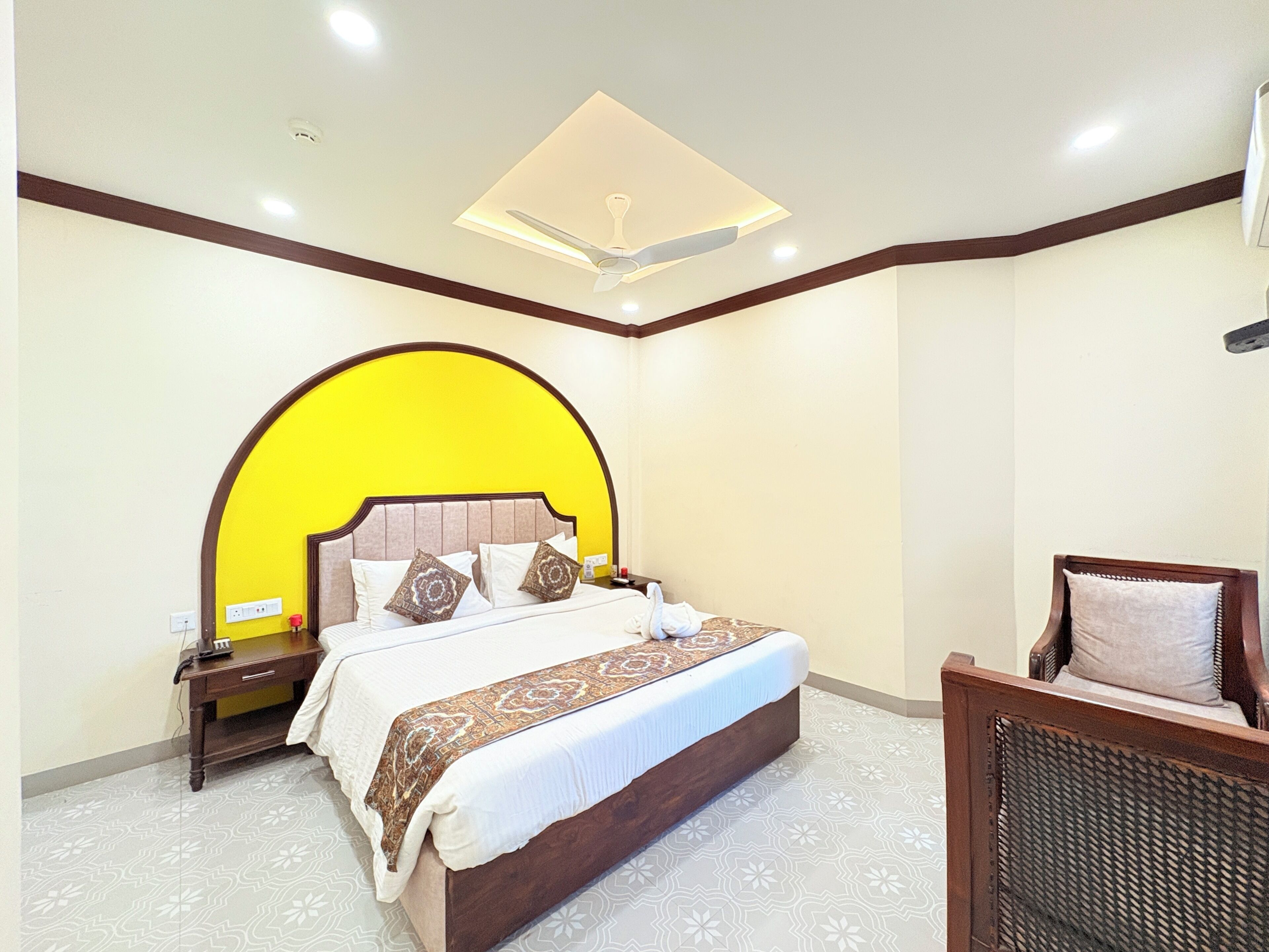 Chambre Double Supérieure, vue partielle sur la mer | Bureau, Wi-Fi gratuit