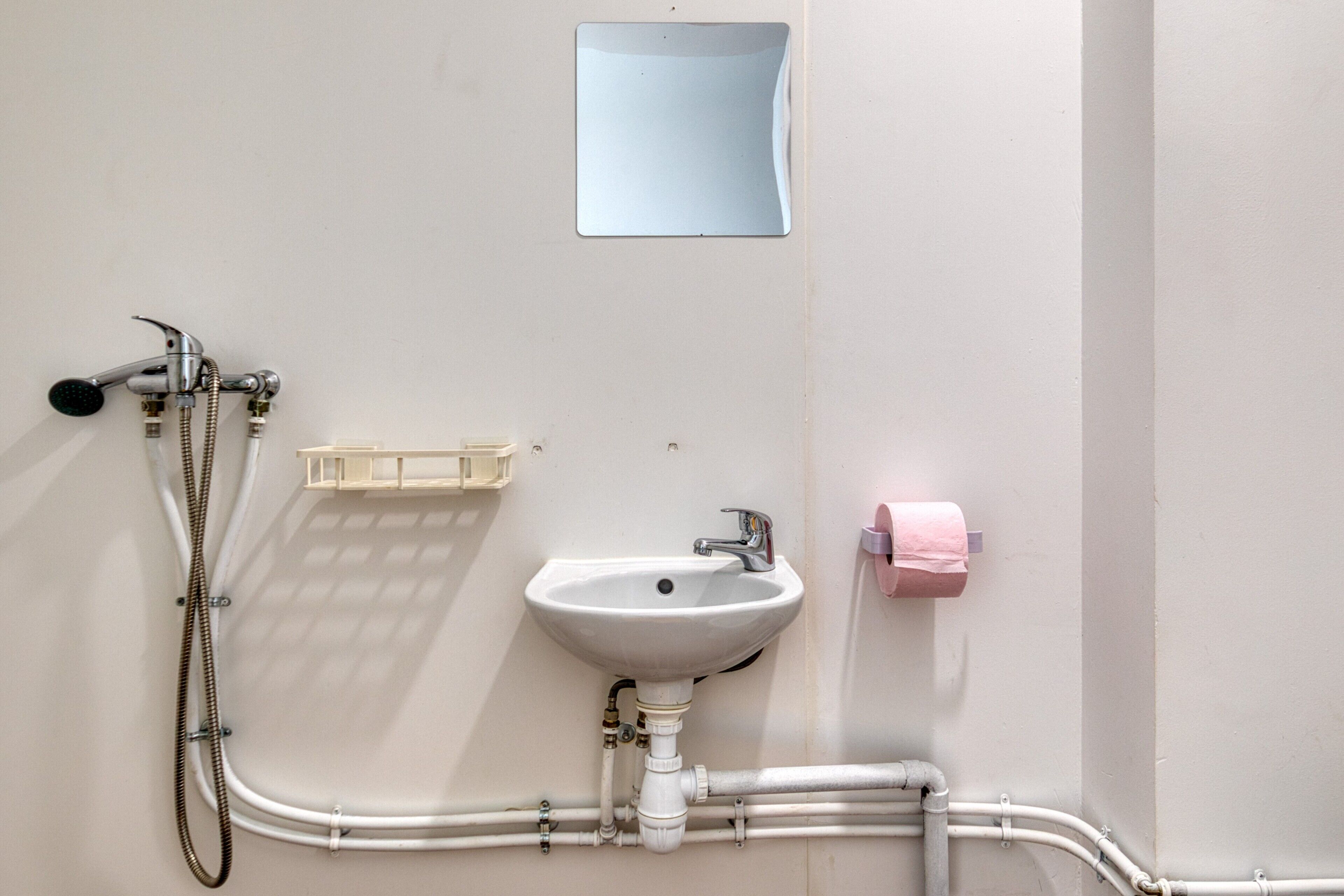Douche, serviettes fournies