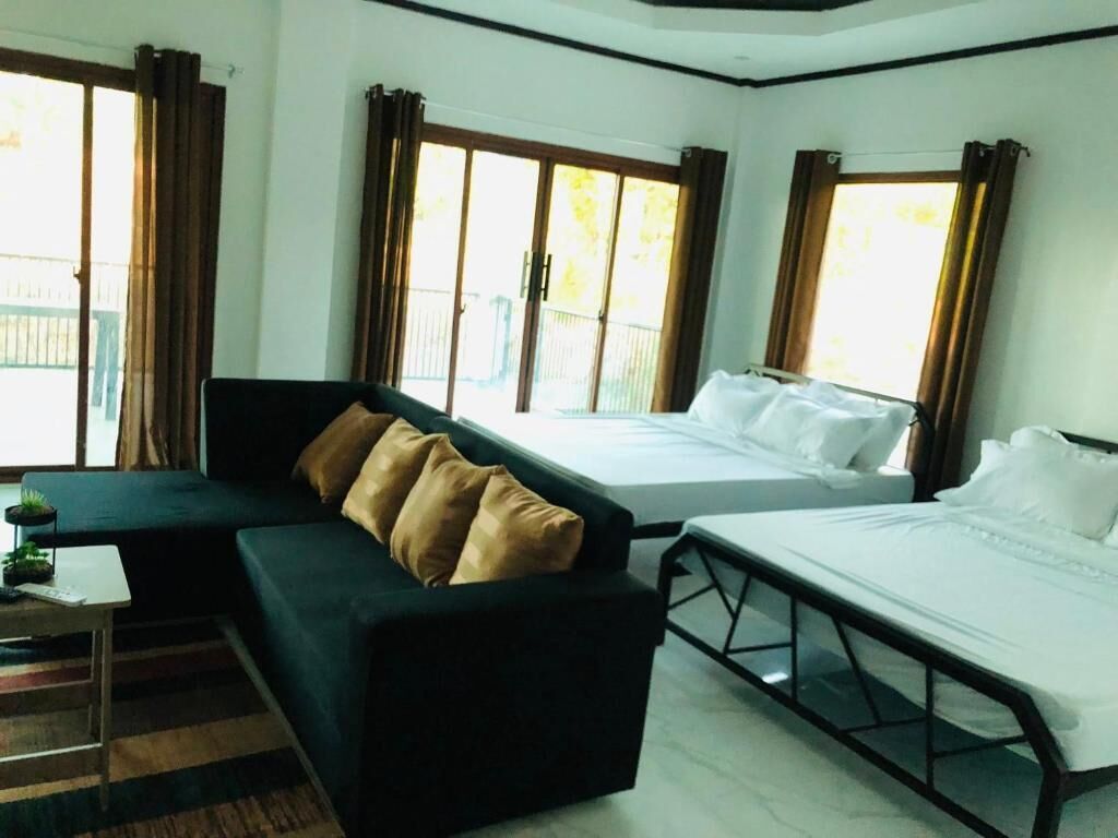 Chambre avec lits jumeaux, balcon, vue mer | Wi-Fi gratuit