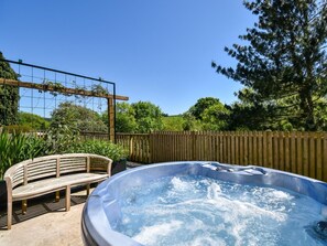 Utendørs boblebad