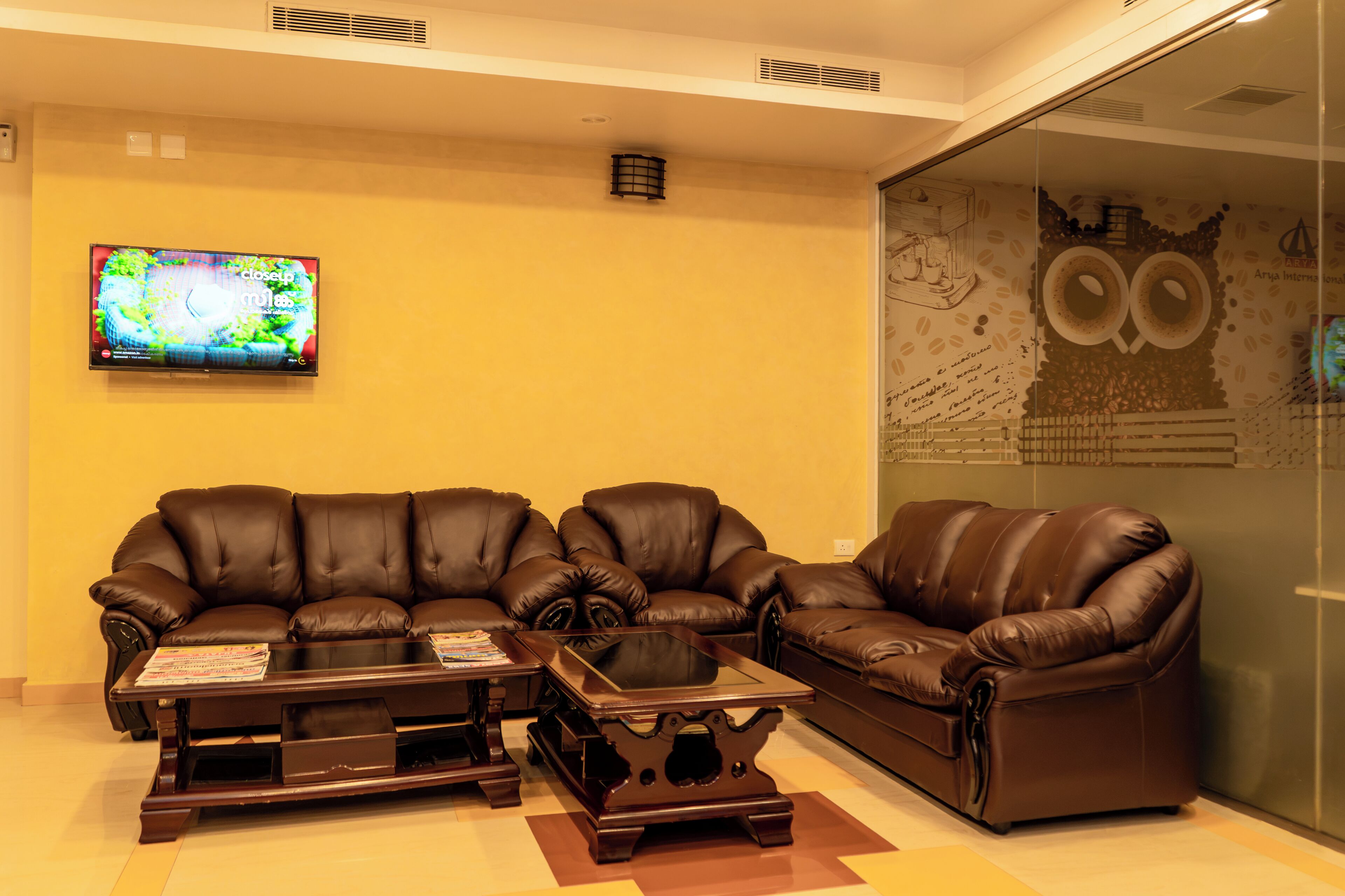 Sala de estar en el lobby