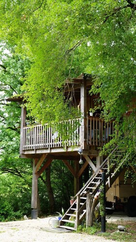 Cabane perchée de charme près d'Eymet - Dordogne
