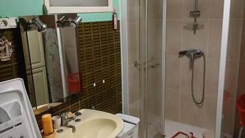 Een douche, een haardroger