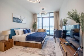 Apartment, Balkon | Bügeleisen/Bügelbrett, kostenloses WLAN
