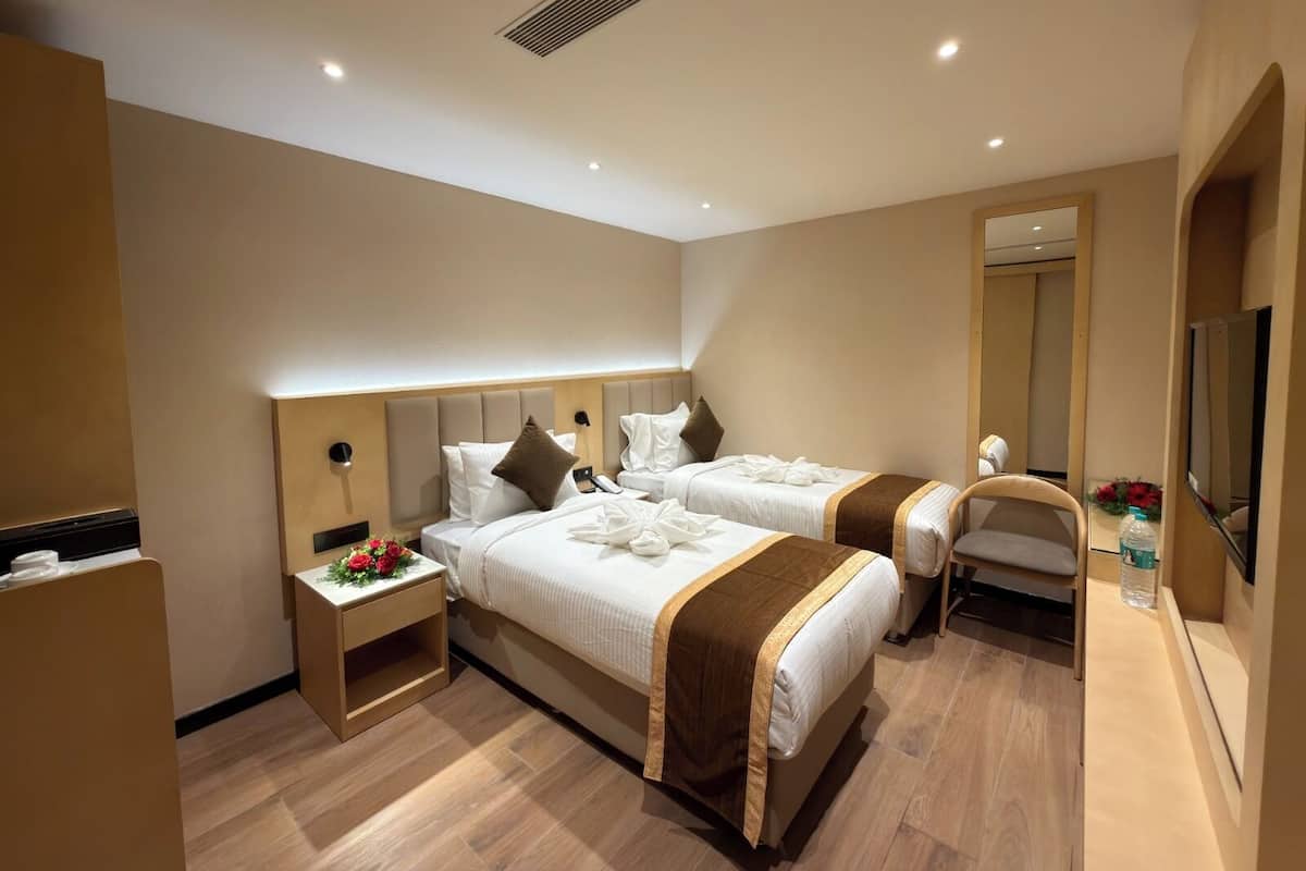 Standard Double or Twin Room, Non Smoking, City View | In-room safe, soundproofing, iron/ironing board (on request)