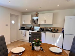 House, 1 Bedroom (Selden Lodge) | Private kitchen | Fridge, cookware/dishes/utensils - Selden Lodge (Worthing)