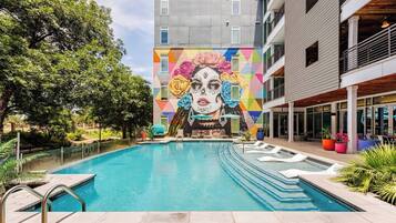 Condo, 1 Bedroom, Accessible, Smoking | Pool | Outdoor pool